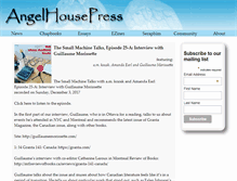 Tablet Screenshot of angelhousepress.com